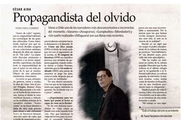 Propagandista del olvido Propagandista del olvido