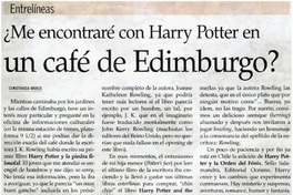 ¿Me encontraré con Harry Potter en un café de Edimburgo?