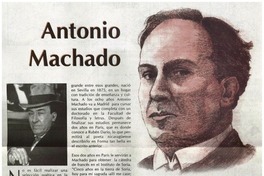 Antonio Machado Antonio Machado