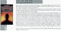 Carta del más allá Carta del más allá