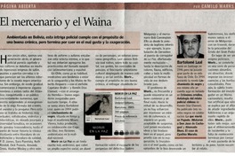 El mercenario y el Waina El mercenario y el Waina