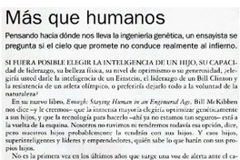 Mas que humanos Mas que humanos