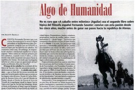 Algo de humanidad Algo de humanidad