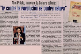 "Ir contra la revolución es contra natura" "Ir contra la revolución es contra natura"