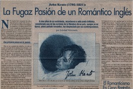 La fugaz pasión de un romántico inglés La fugaz pasión de un romántico inglés