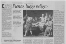 Pienso, luego peligro