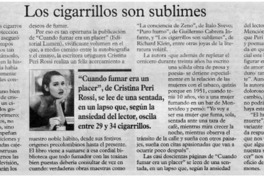 Los cigarrillos son sublimes Los cigarrillos son sublimes