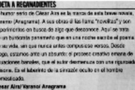 Poeta a regañadientes Poeta a regañadientes