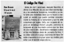 El Código Da Vinci El Código Da Vinci