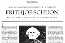 Frithjof Schuon Frithjof Schuon