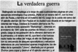 La verdadera guerra. La verdadera guerra.