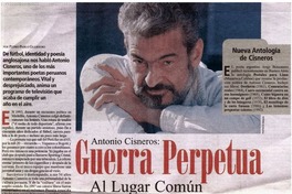Guerra perpetua al lugar común Guerra perpetua al lugar común