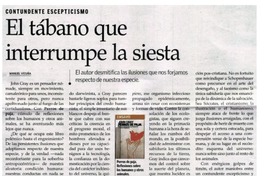 El tábano que interrumpe la siesta El tábano que interrumpe la siesta