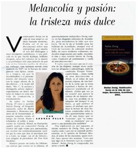 Melancolía y pasión, la tristeza más dulce Melancolía y pasión, la tristeza más dulce