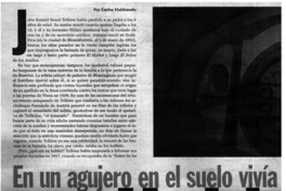 En un agujero en el suelo vivía un Hobbit En un agujero en el suelo vivía un Hobbit