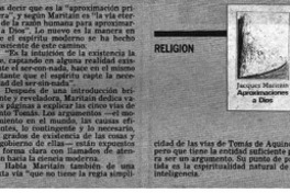 Aproximaciones a Dios Aproximaciones a Dios