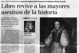 Libro revive a las mayores asesinas de la historia. Libro revive a las mayores asesinas de la historia.