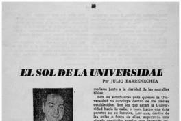 El sol de la universidad El sol de la universidad
