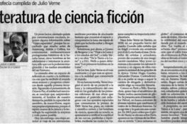 Literatura de ciencia ficción Literatura de ciencia ficción