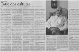 Entre dos culturas Entre dos culturas