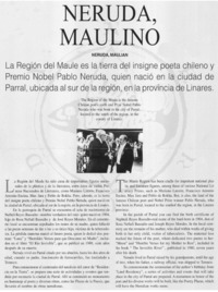 Neruda, maulino : Neruda, maulian.