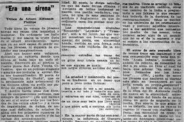 Era una sirena" Era una sirena"