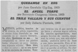 Quedamos en eso Quedamos en eso