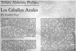 Los caballos azules