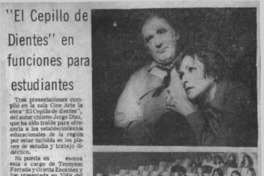 "El Cepillo de dientes" en funciones para estudiantes.