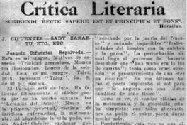 Crítica literaria. Crítica literaria.