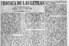 Dos cuentistas Dos cuentistas