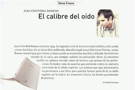 El calibre del oído El calibre del oído