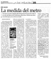 La medida del metro