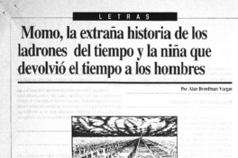 Momo, la extraña historia de los ladrones del tiempo y la niña que devolvió el tiempo a los hombres Momo, la extraña historia de los ladrones del tiempo y la niña que devolvió el tiempo a los hombres
