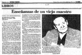 Enseñanzas de un viejo maestro Enseñanzas de un viejo maestro