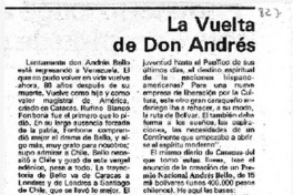 La vuelta de don Andrés La vuelta de don Andrés