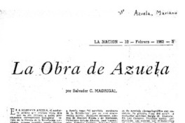 El obra de Azuela