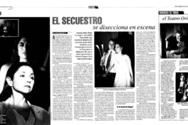 El Secuestro se disecciona en escena El Secuestro se disecciona en escena