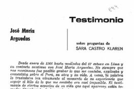 José María Arguedas José María Arguedas