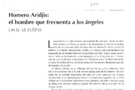 Homero Aridjis: el hombre frecuenta a los ángeles Homero Aridjis: el hombre frecuenta a los ángeles