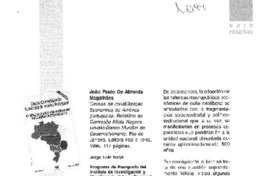 Causas de inviabilizaçao económica de América portuguesa. Relatório da Comissao Mista Naçoes Unidas-Banco MUndial de Desenvolvimento Causas de inviabilizaçao económica de América portuguesa. Relatório da Comissao Mista Naçoes Unidas-Banco MUndial de Desenvolvimento