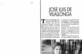 José Luis de Vilallonga José Luis de Vilallonga