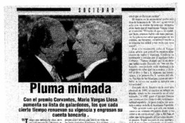 Pluma mimada.