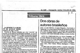 Dos obras de autores brasileños Dos obras de autores brasileños