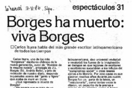 Borges ha muerto: viva Borges
