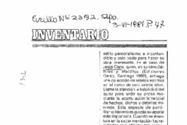 El Argumento perdido El Argumento perdido