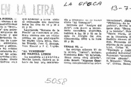 Hoy en la letra.