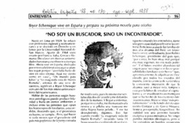 "No soy un buscador, sino un encontrador". "No soy un buscador, sino un encontrador".