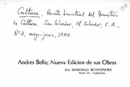 Andrés Andrés; nueva edición de sus obras Andrés Andrés; nueva edición de sus obras