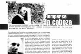 Romperse la cabeza